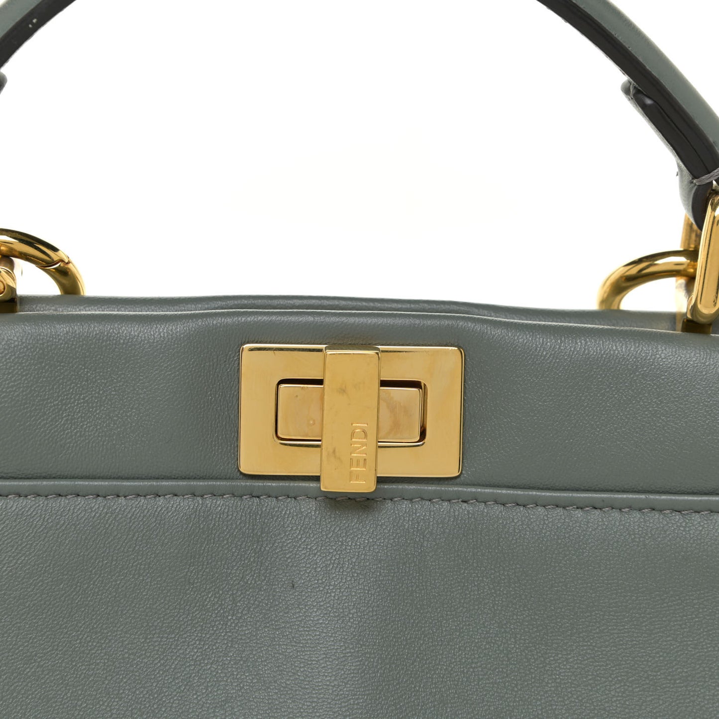 Nappa Mini Peekaboo Iconic Satchel Fumo