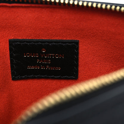 Louis Vuitton Lambskin Embossed Monogram Coussin BB Black 6 of 7