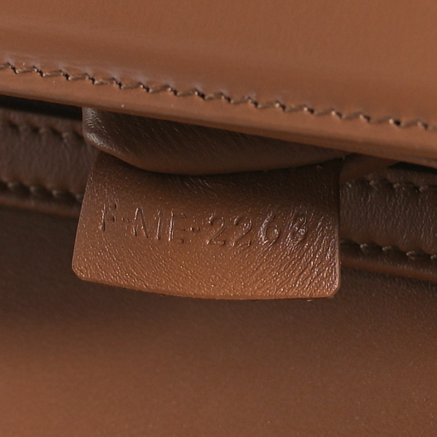 Celine Shiny Calfskin Teen Triomphe Bronze 7 of 11