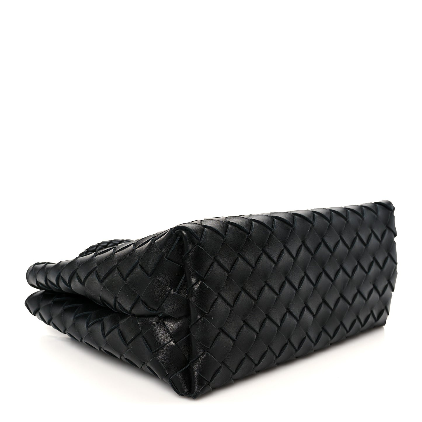 Nappa Intrecciato Small Andiamo Shoulder Bag Black
