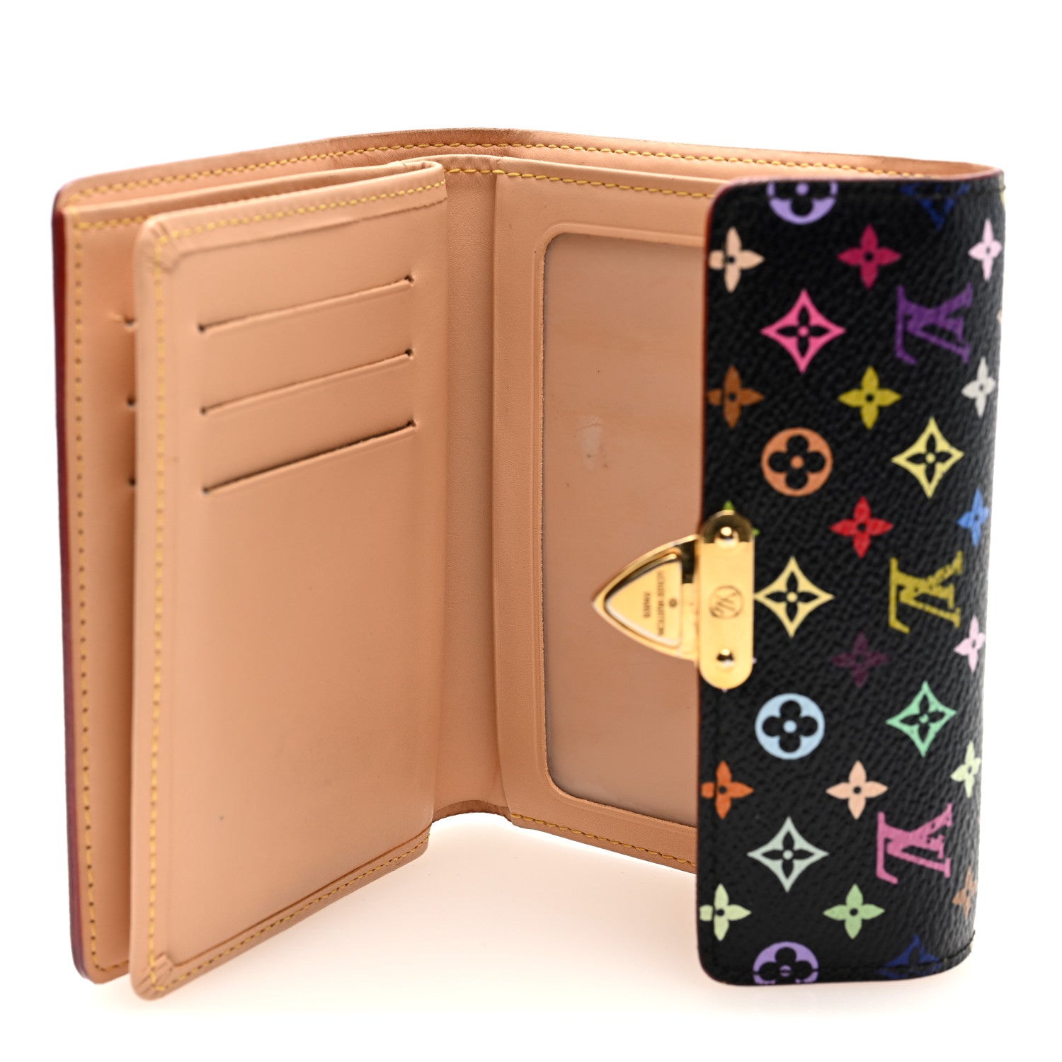 Louis Vuitton Monogram Multicolor Koala Wallet Black 5 of 7