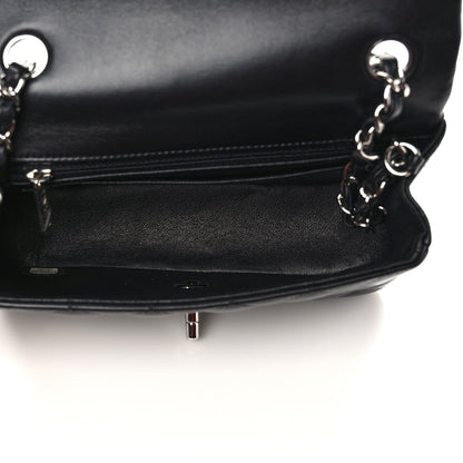 Chanel Lambskin Quilted Mini Rectangular Flap Black 5 of 10