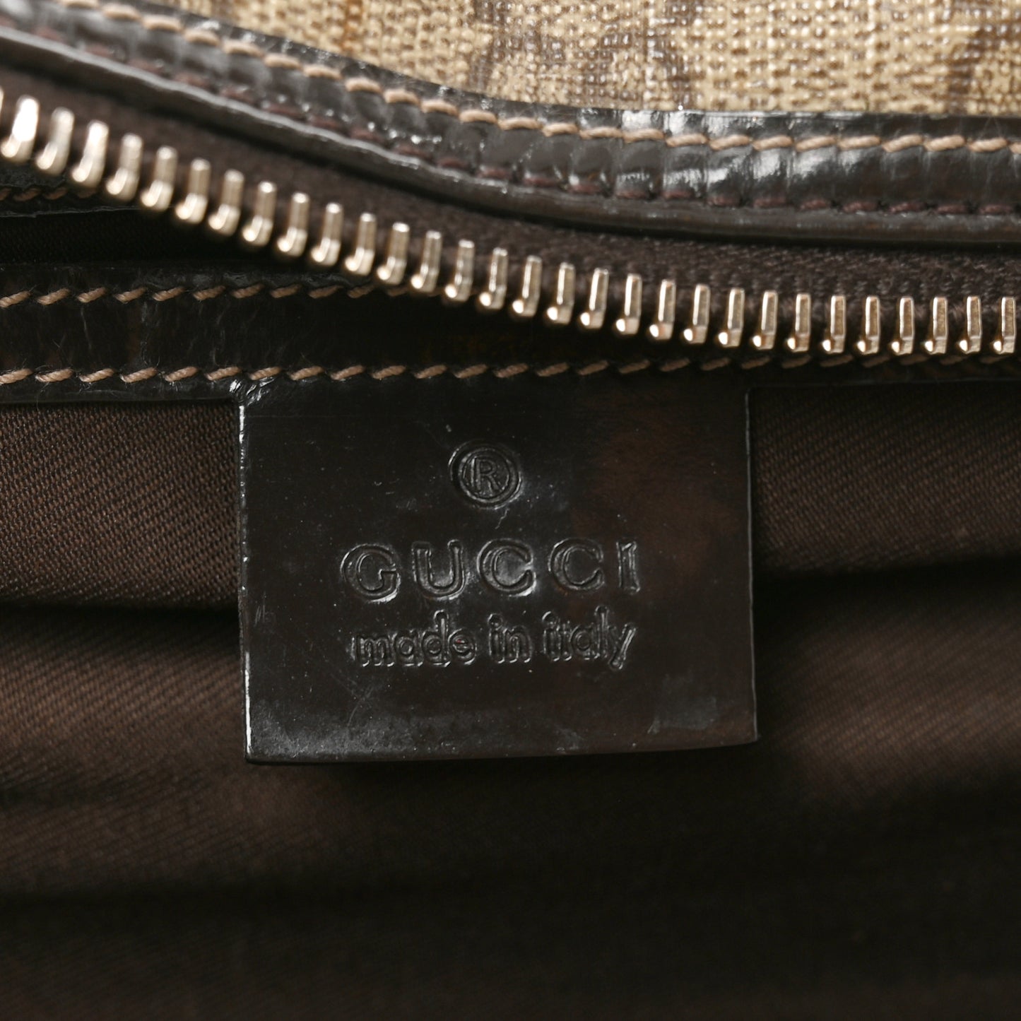 Monogram Guccissima Hearts Studded Medium Joy Boston Dark Brown