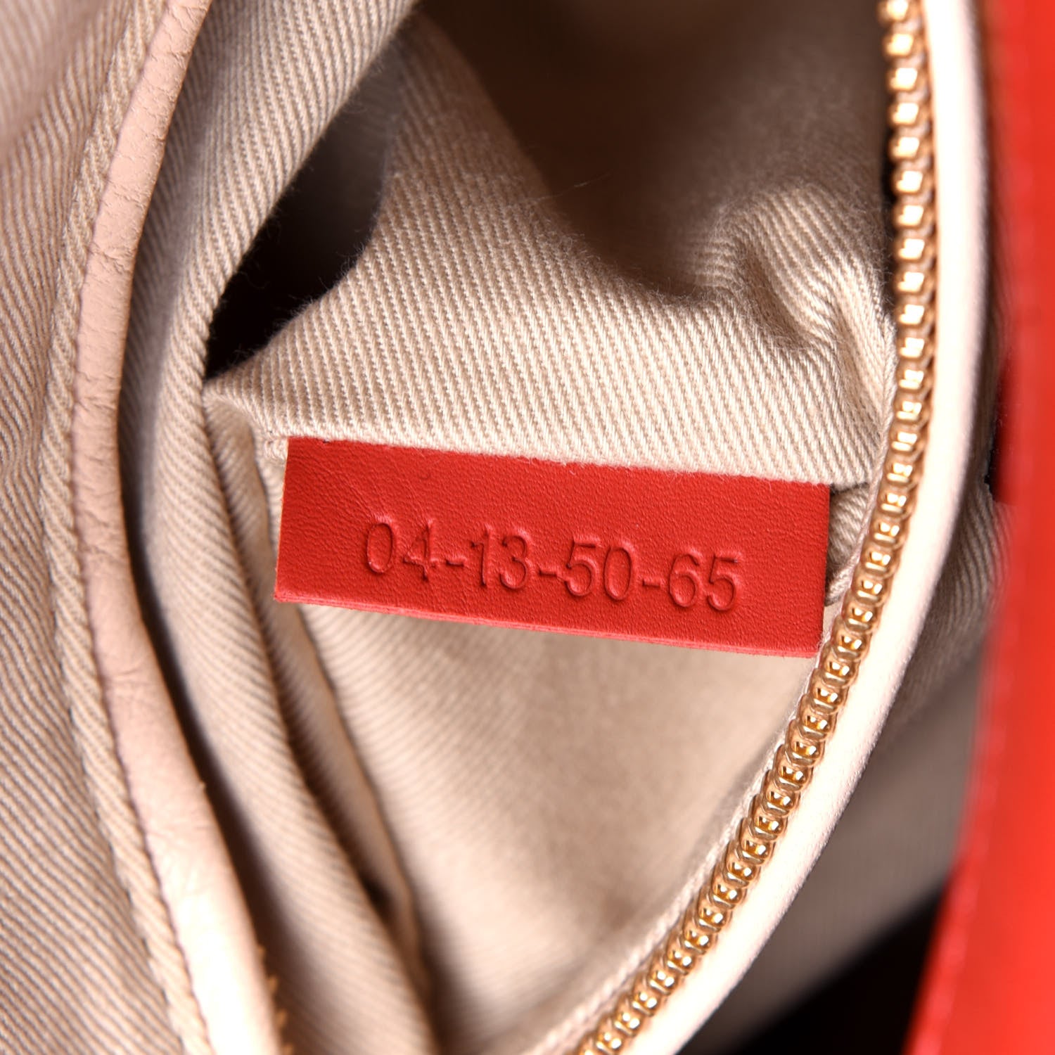 Chloe Calfskin Medium Paraty Metal Bar Trim Red 8 of 29