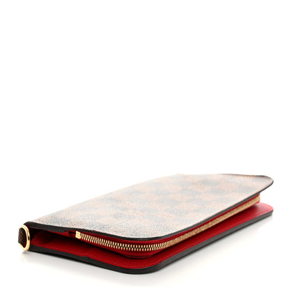 Louis Vuitton Damier Ebene Insolite Wallet Red 4 of 7