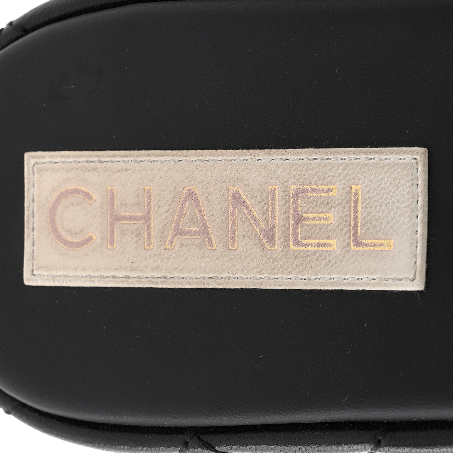 CHANEL ミュール Chanel Lambskin Quilted CC Mules Wedge Sandals 40 Black 1860098