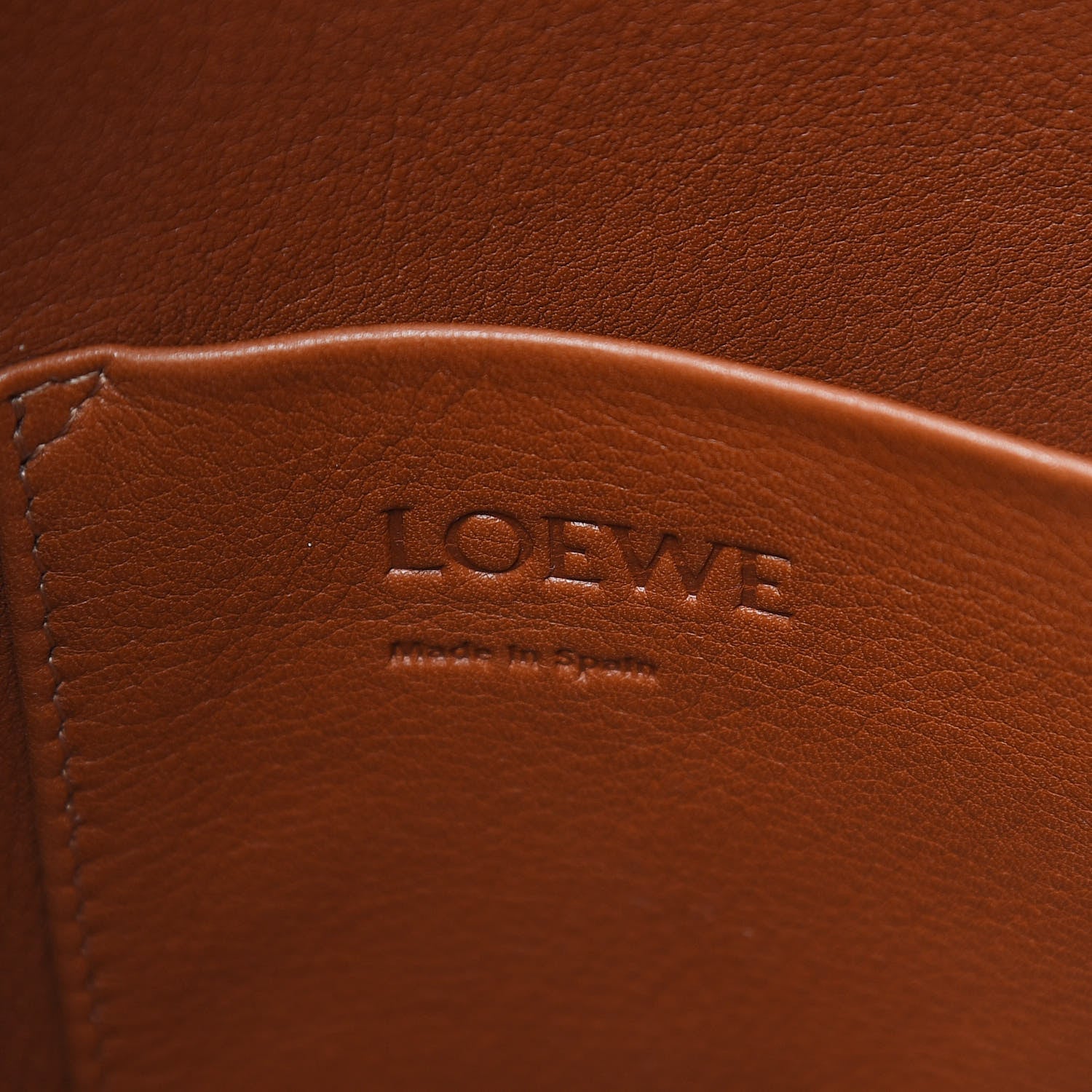 Loewe Linen Belted Strap Balloon Bucket Bag White 7 of 8