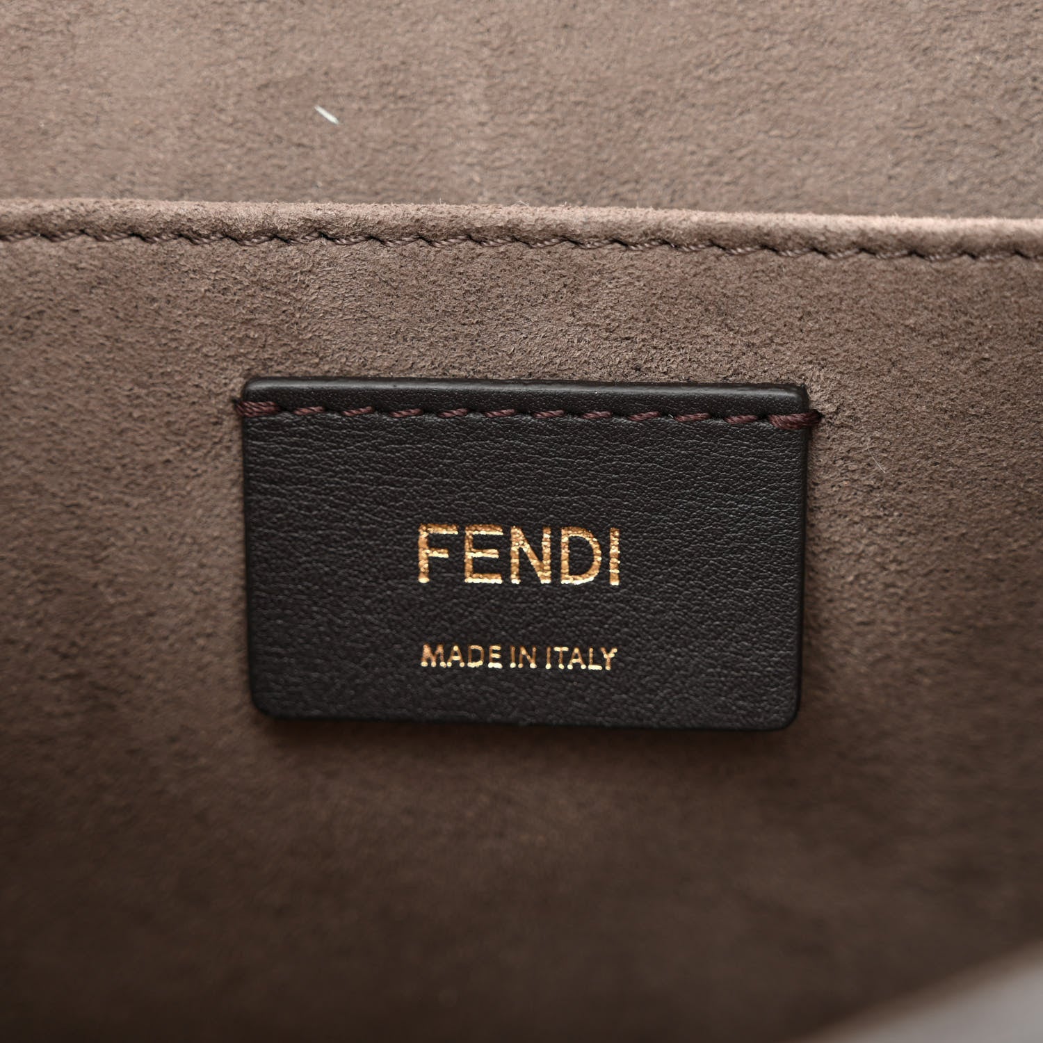 Fendi Vitello Century F is Fendi Bi-Color FF 1974 Embossed Kan I Shoulder Bag Fragola Maya Black 6 of 10