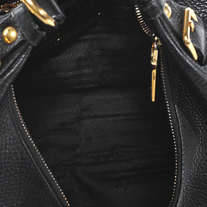 Prada Vitello Daino Hobo Nero Black 6 of 10