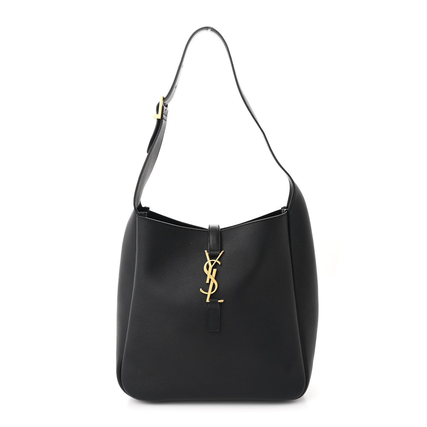 Smooth Calfskin Small Le 5 A 7 Soft Hobo Black