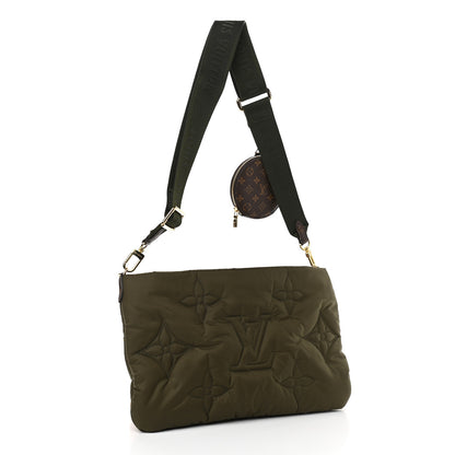 Louis Vuitton Econyl Monogram Pillow Maxi Multi Pochette Accessories Kaki Beige 3 of 8