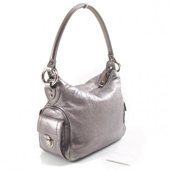 Marc Jacobs Leather Large Multipocket Hobo Silver 3 of 13