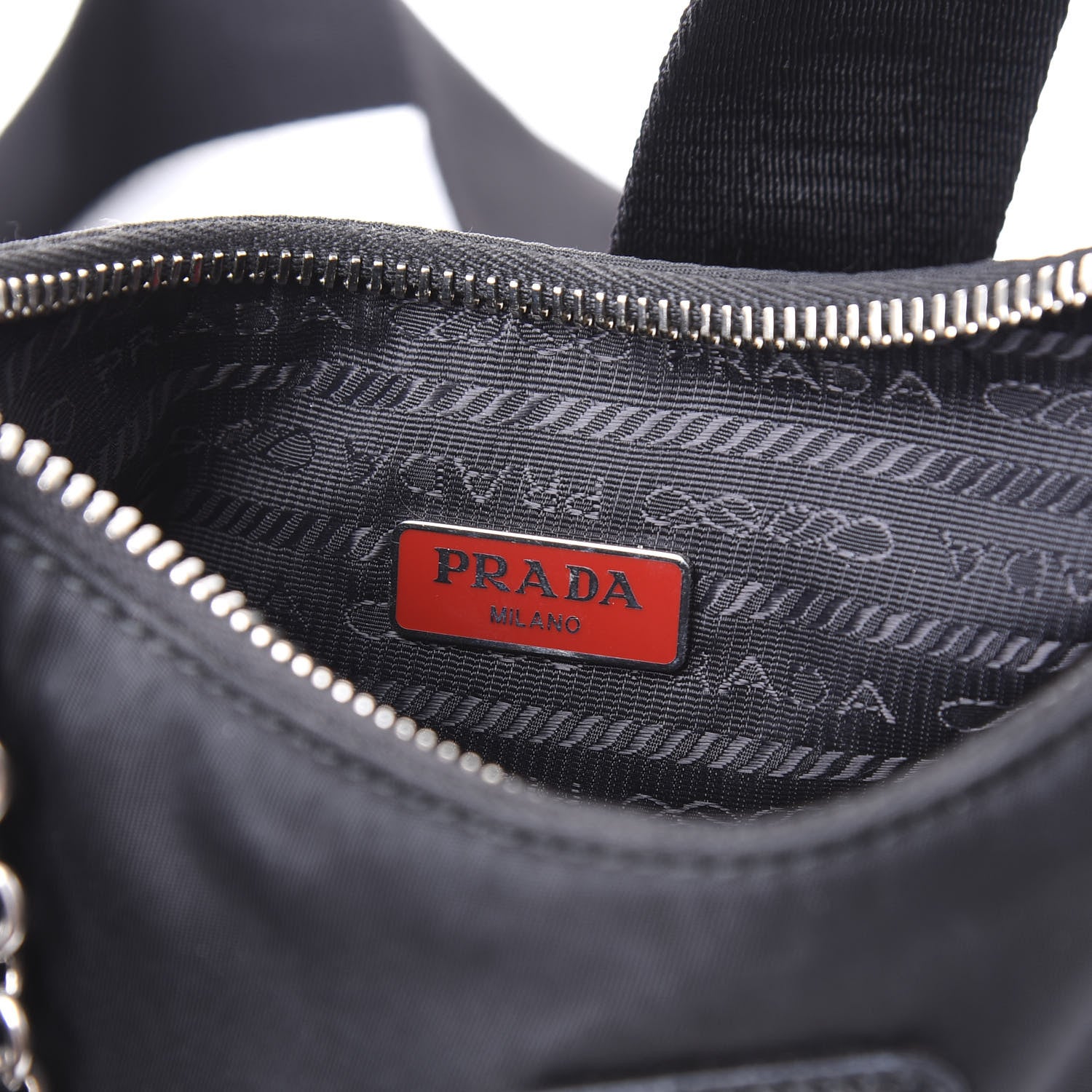 Prada Nylon Lunar New Year Re-Edition 2005 Shoulder Bag Black 7 of 9