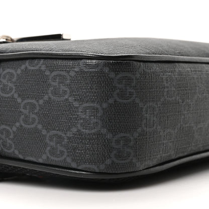 Gucci Soft GG Supreme Monogram Web Belt Bag Black Grey 9 of 10