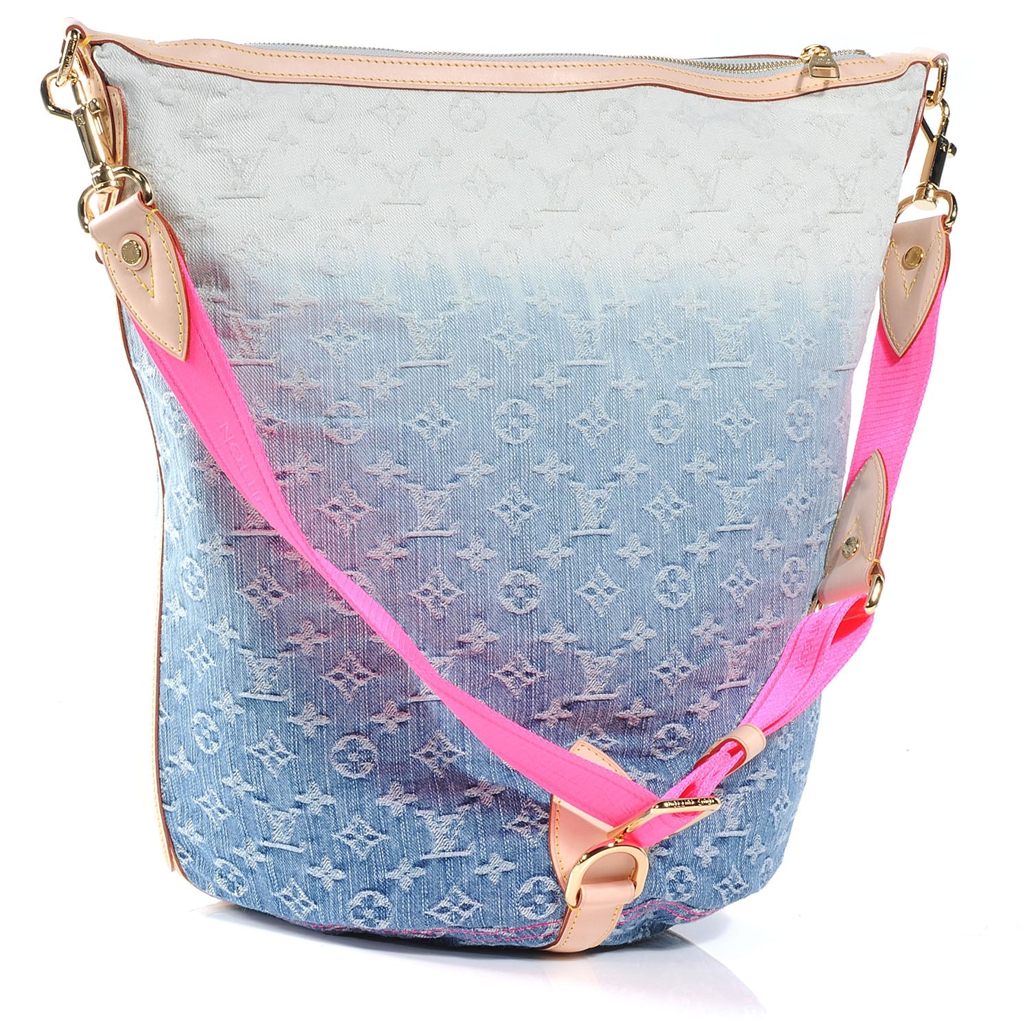 Louis Vuitton Denim Sunburst PM Messenger Blue 3 of 7