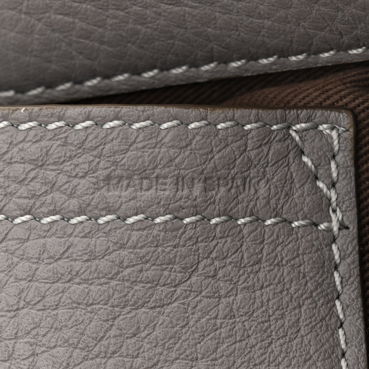 Chloe Grained Calfskin Small Marcie Saddle Bag Cashmere Grey 7 of 10