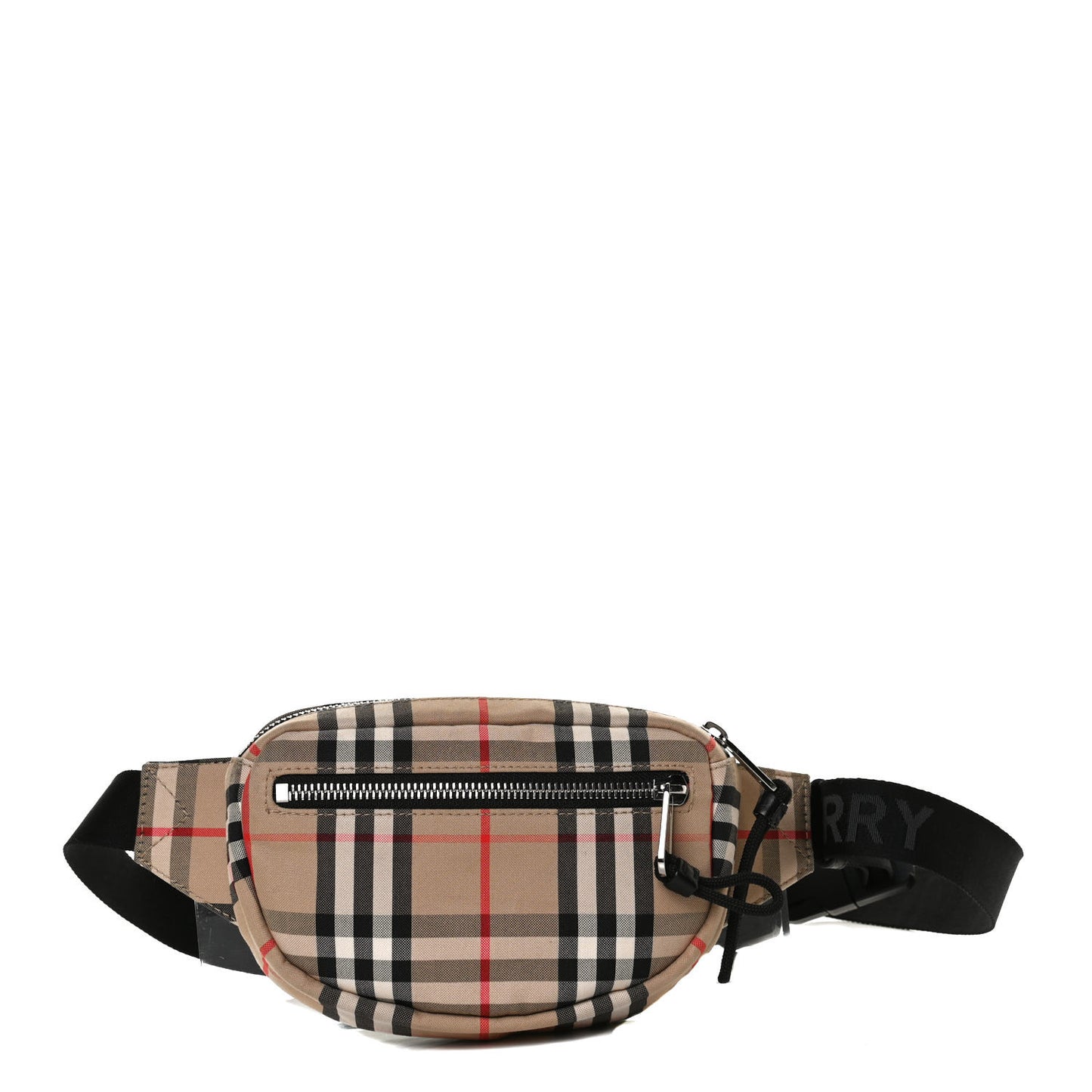 Nylon Vintage Check Small Cannon Bum Bag Archive Beige