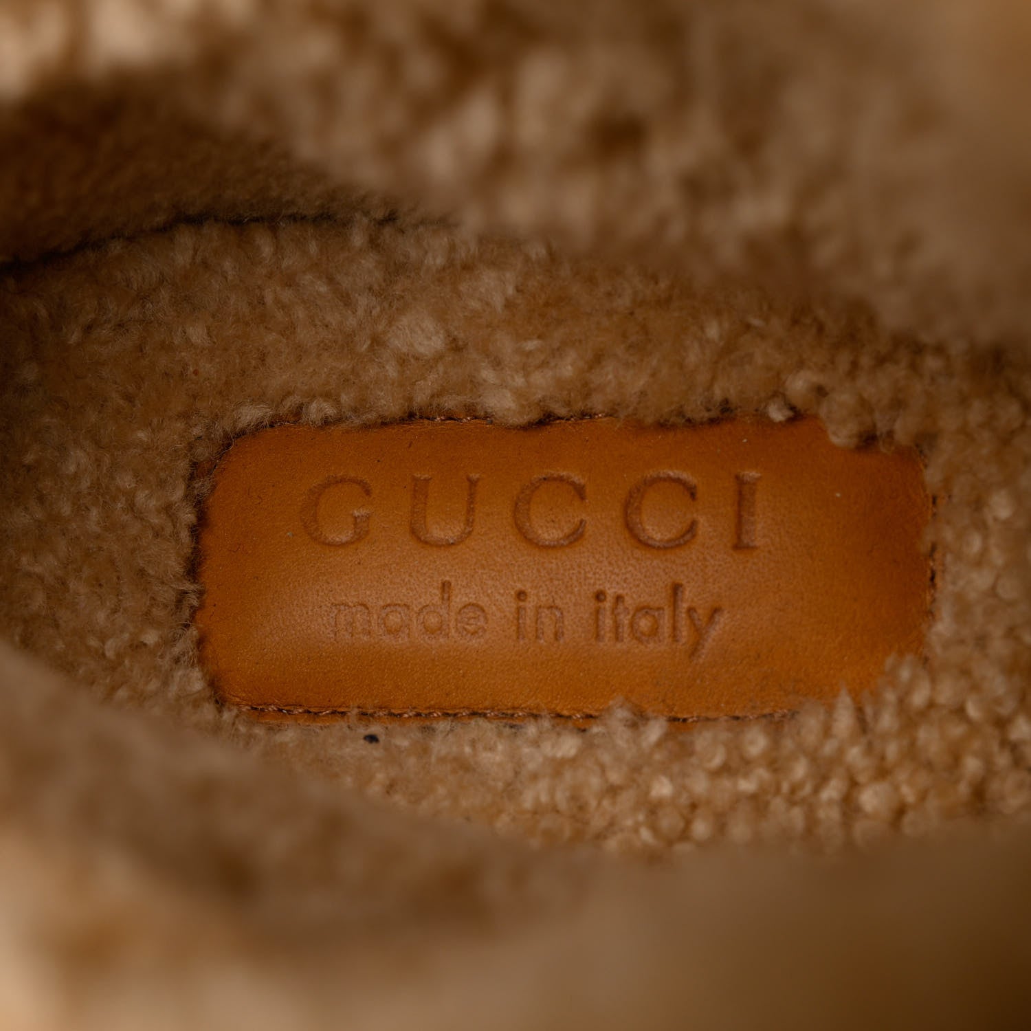 Gucci Covered Wool GG Monogram Mens Fria Horsebit Ankle Boots 8 Blue Red Butterscotch 6 of 9
