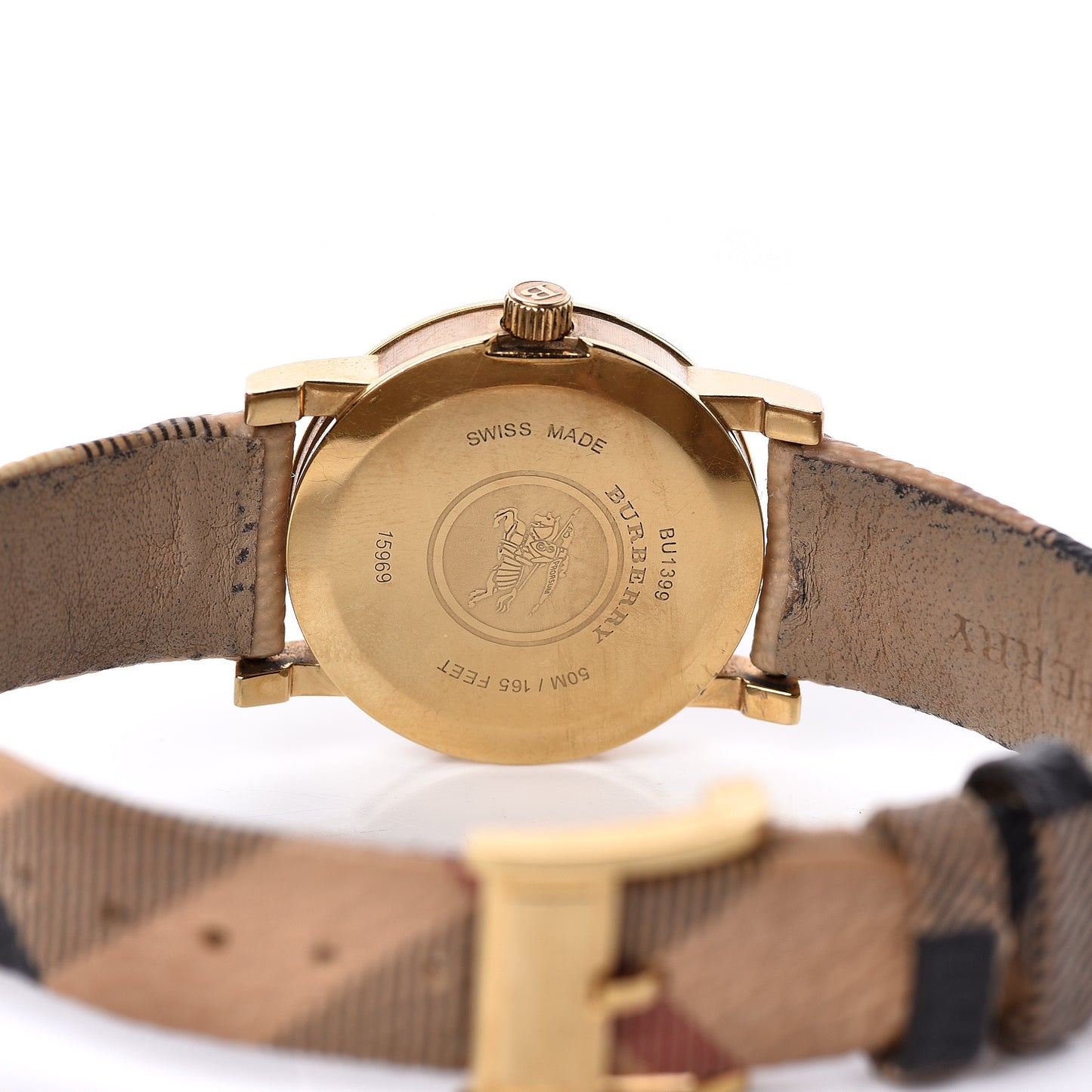 Stainless Steel Calfskin 28mm Nova Check Quartz Watch BU1399