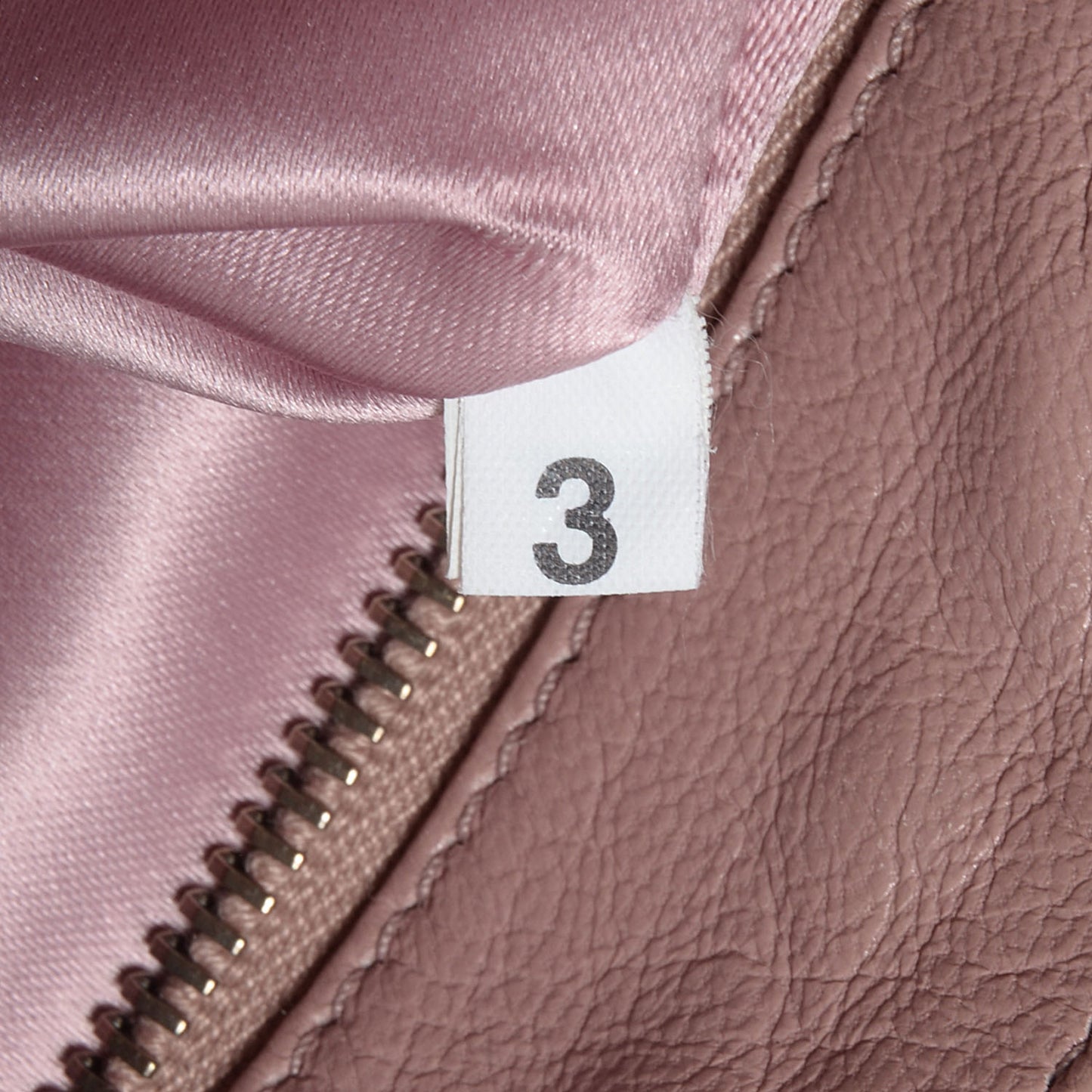Leather Zip Tote Fumo