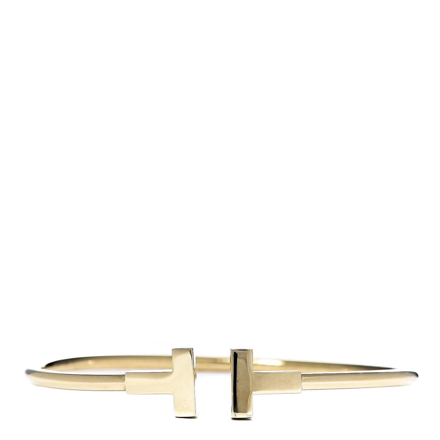 18K Yellow Gold T Wire Bracelet