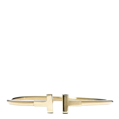 Tiffany 18K Yellow Gold T Wire Bracelet 1 of 4