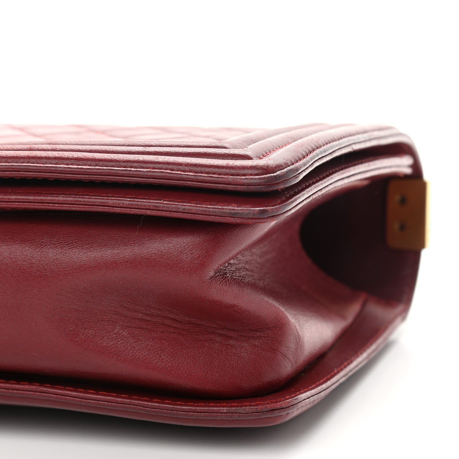 Chanel Calfskin Quilted Medium Boy Flap Red 11 of 12
