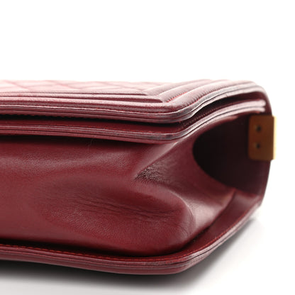 Chanel Calfskin Quilted Medium Boy Flap Red 11 of 12