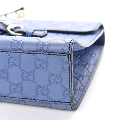 Gucci Soft Guccissima Medium Emily Chain Shoulder Bag Mineral Blue 10 of 10