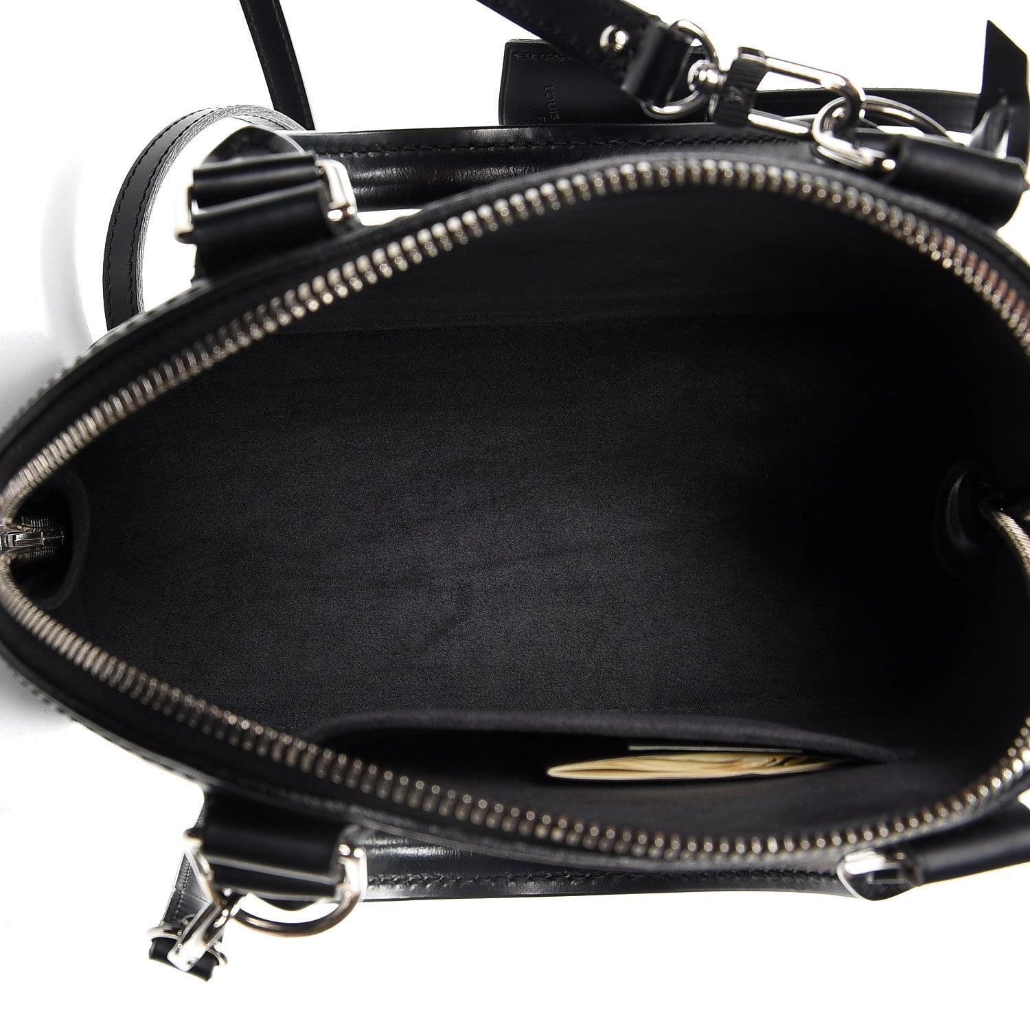 Louis Vuitton Epi Alma BB Black 6 of 12