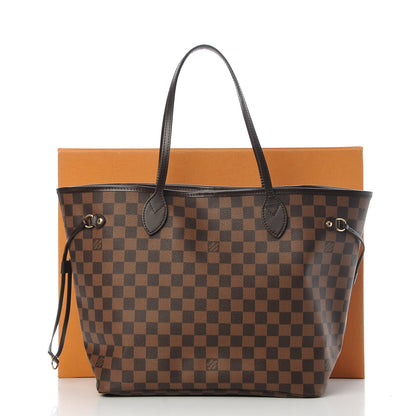 Louis Vuitton Damier Ebene Neo Neverfull MM Rose Ballerine 10 of 10