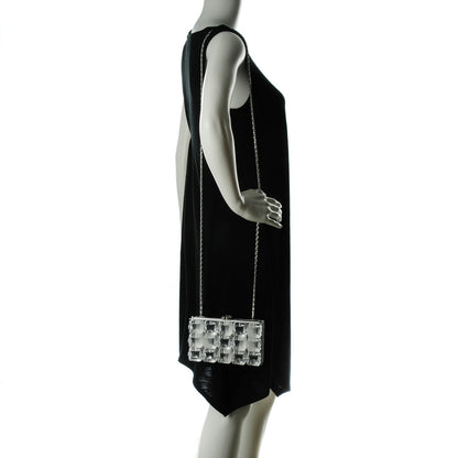 Chanel Plexi Ice Cube Clutch Silver 2 of 7