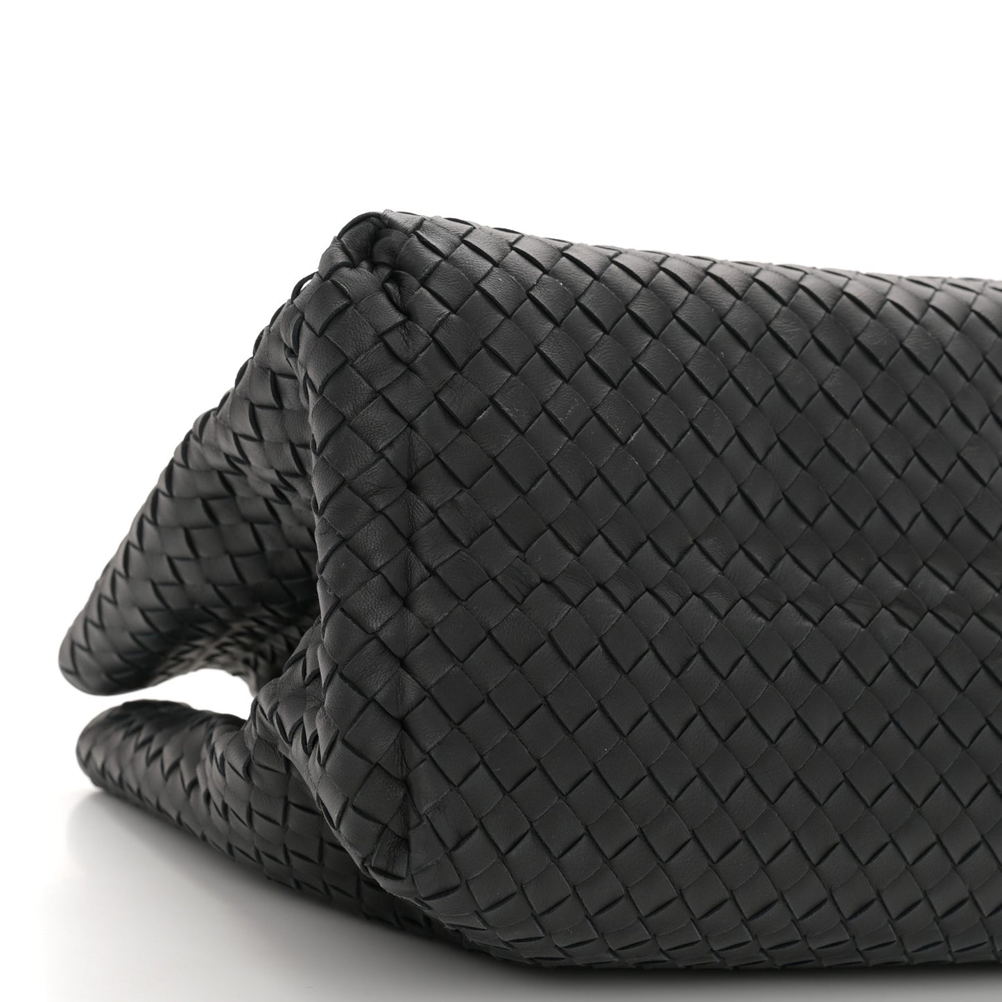 Nappa Intrecciato Medium Classic Chain Strap Tote Black