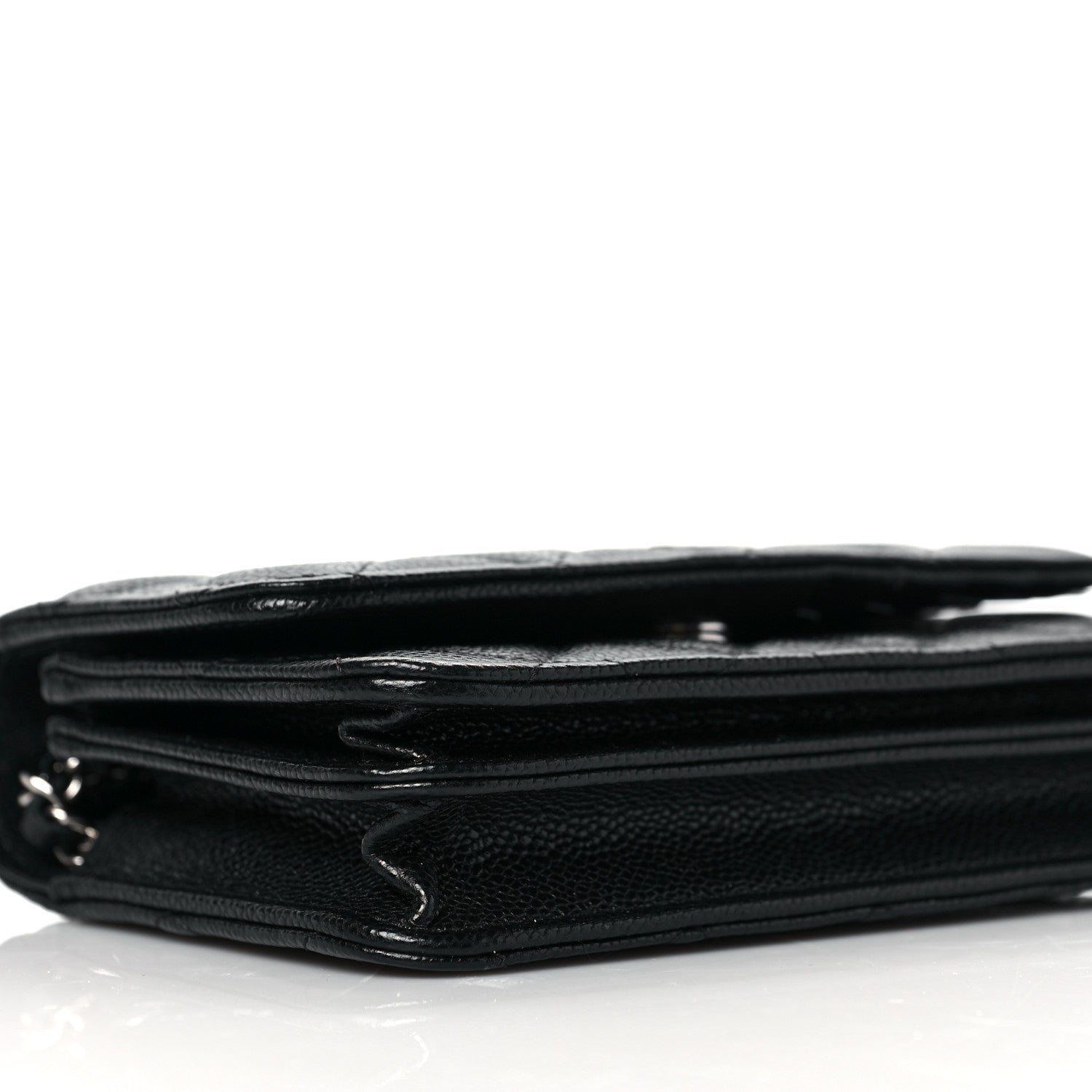 Chanel Caviar Quilted Mini Wallet On Chain WOC Black 8 of 9