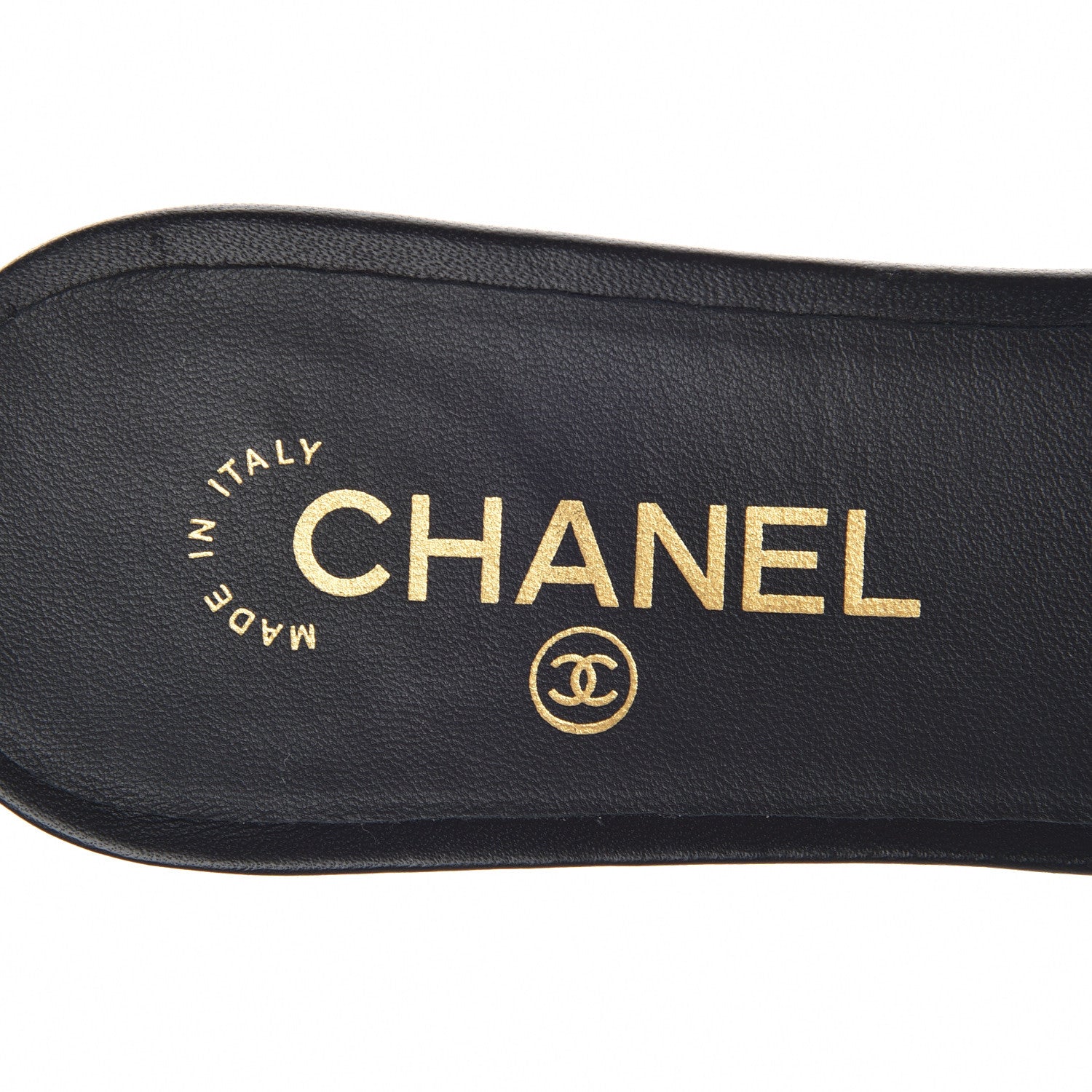 Chanel Lambskin Beaded CC Mules 39 Black 6 of 10