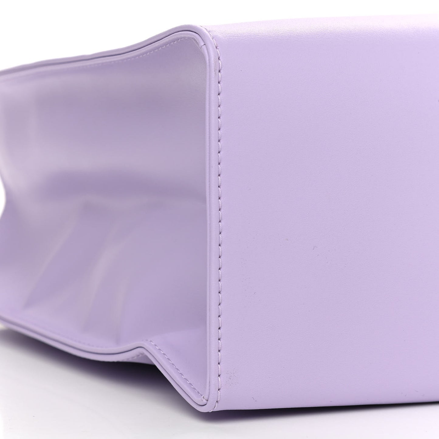 Vegan Leather Medium Shopping Bag Lavender