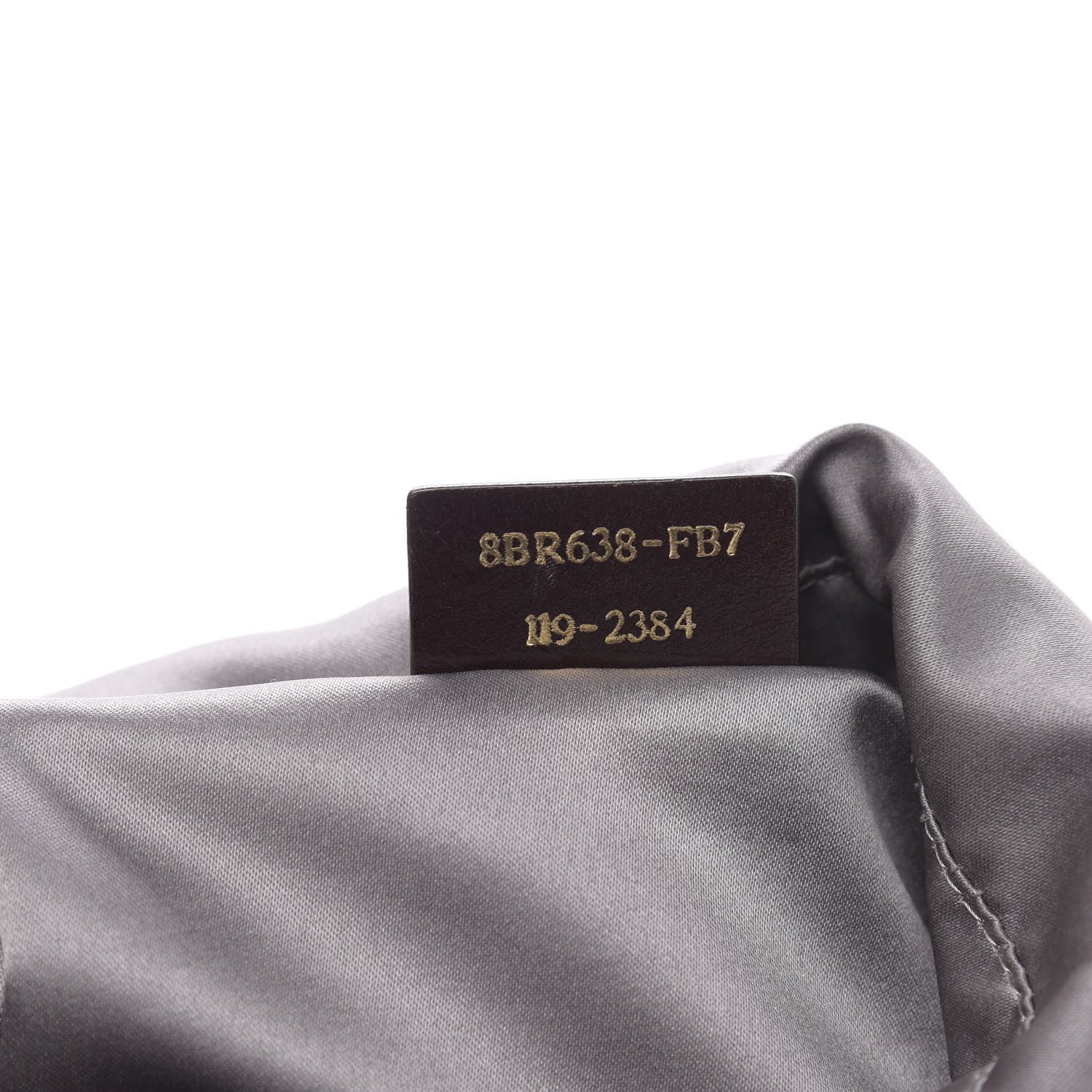 Fendi Vitello Savana Big Mama Baguette Grigio Tartaruga Natural 7 of 12