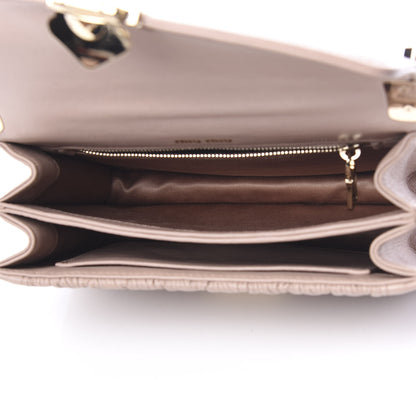 Miu Miu Lambskin Confidential Matelasse Chain Shoulder Bag Cipria 4 of 15