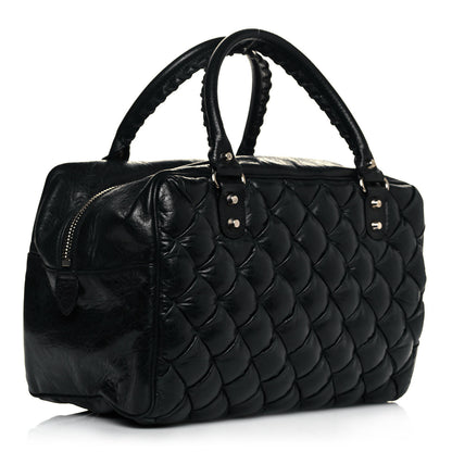 Balenciaga Chevre Quilted Matelasse MM Black 3 of 17