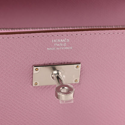 Hermes Epsom Kelly To Go Wallet Mauve Sylvestre 6 of 8