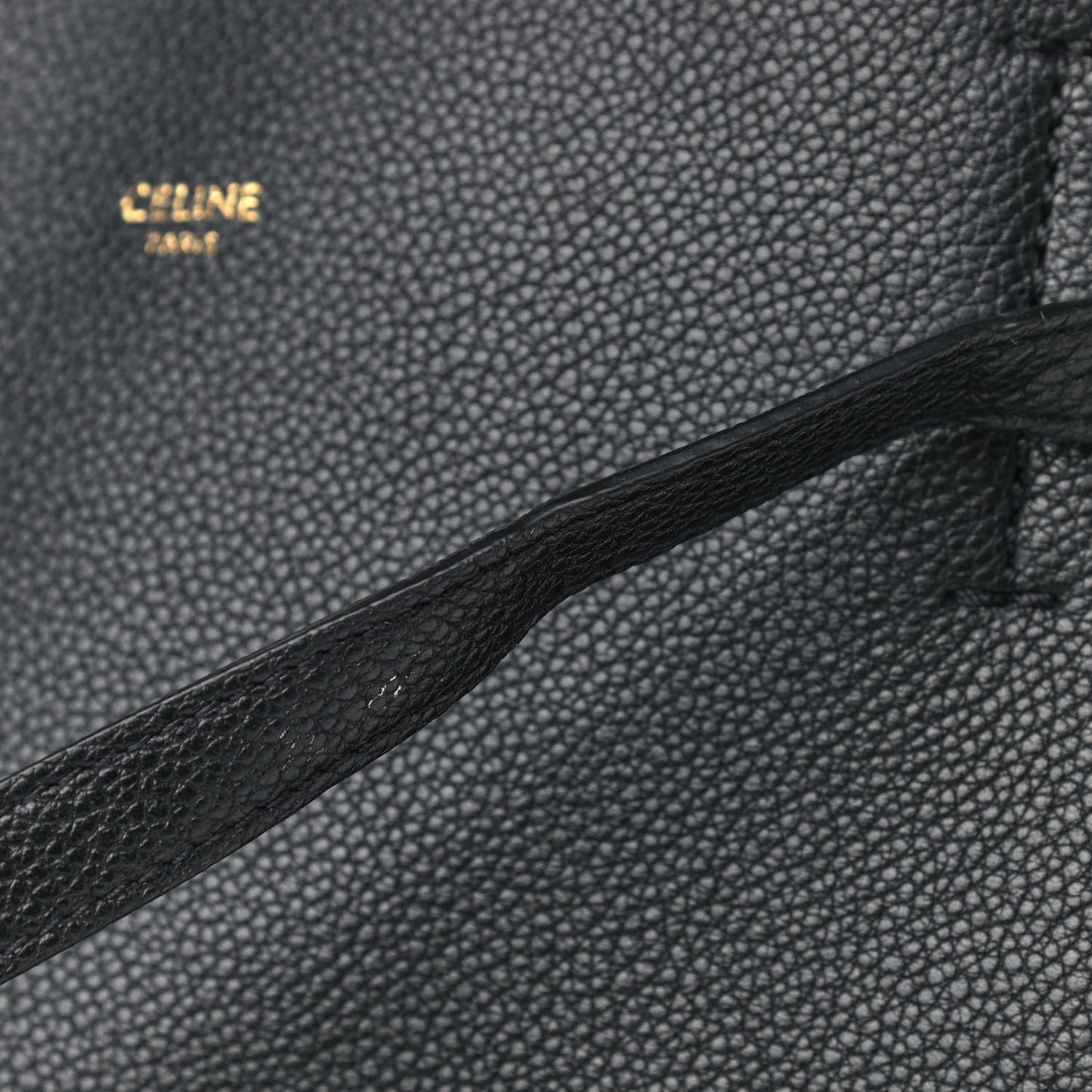 Soft Grained Calfskin Medium Cabas Phantom Black