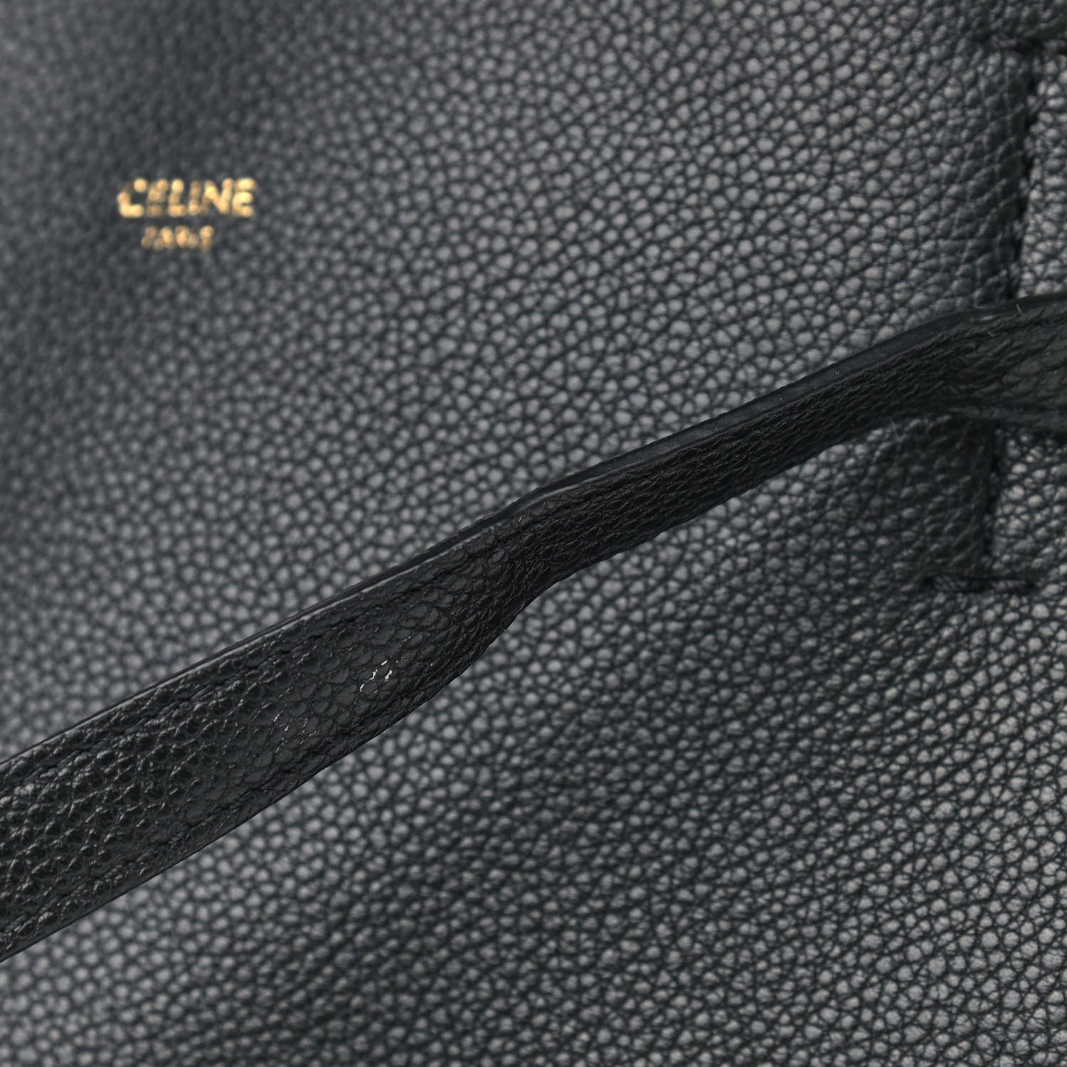 Celine Soft Grained Calfskin Medium Cabas Phantom Black 11 of 16
