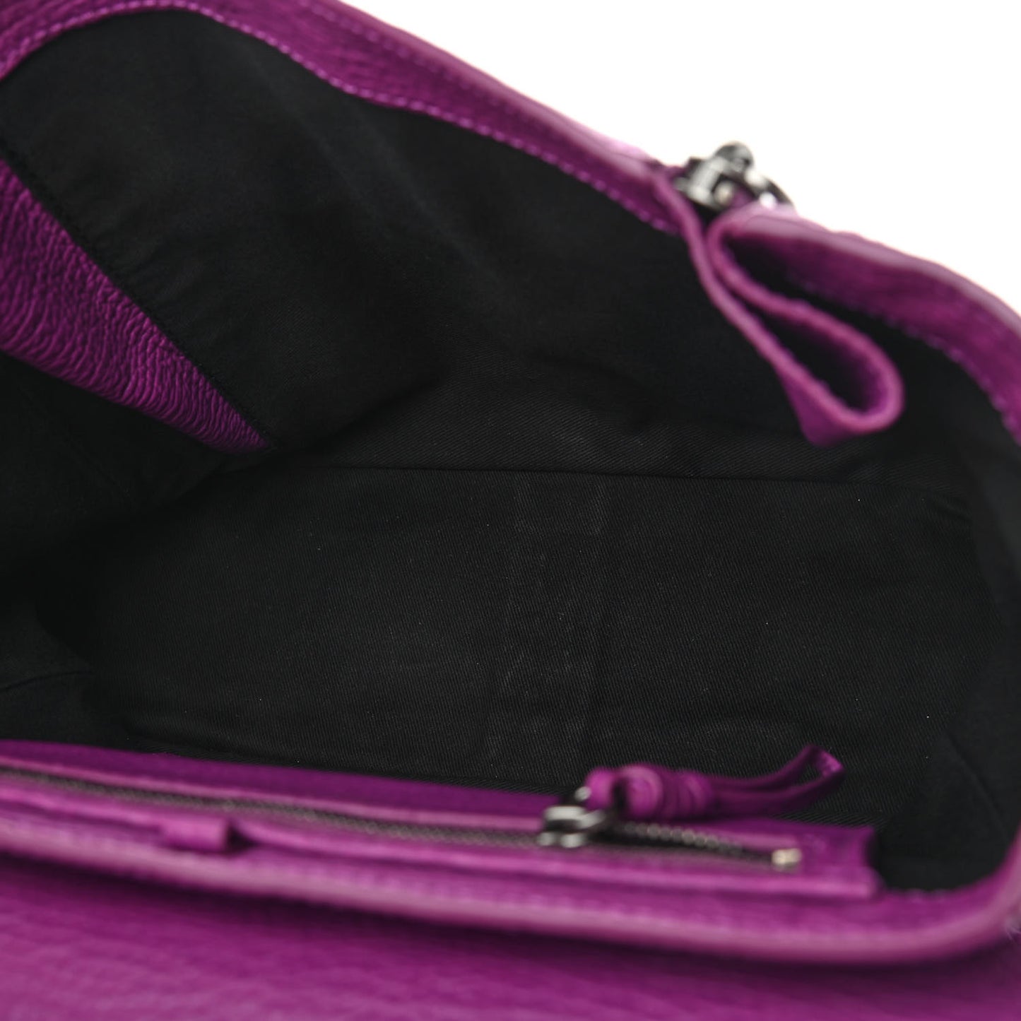 Textured Calfskin Medium Pashli Satchel Orchid