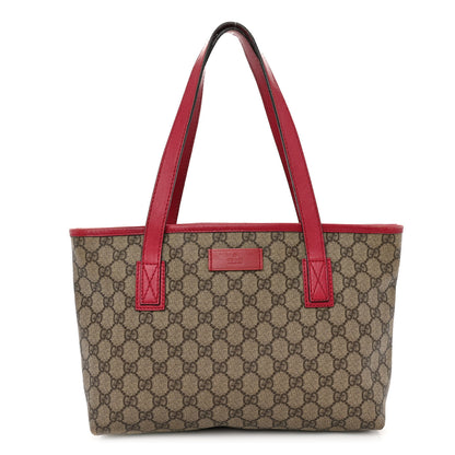 Gucci GG Supreme Monogram Small Joy Tote Red 1 of 12
