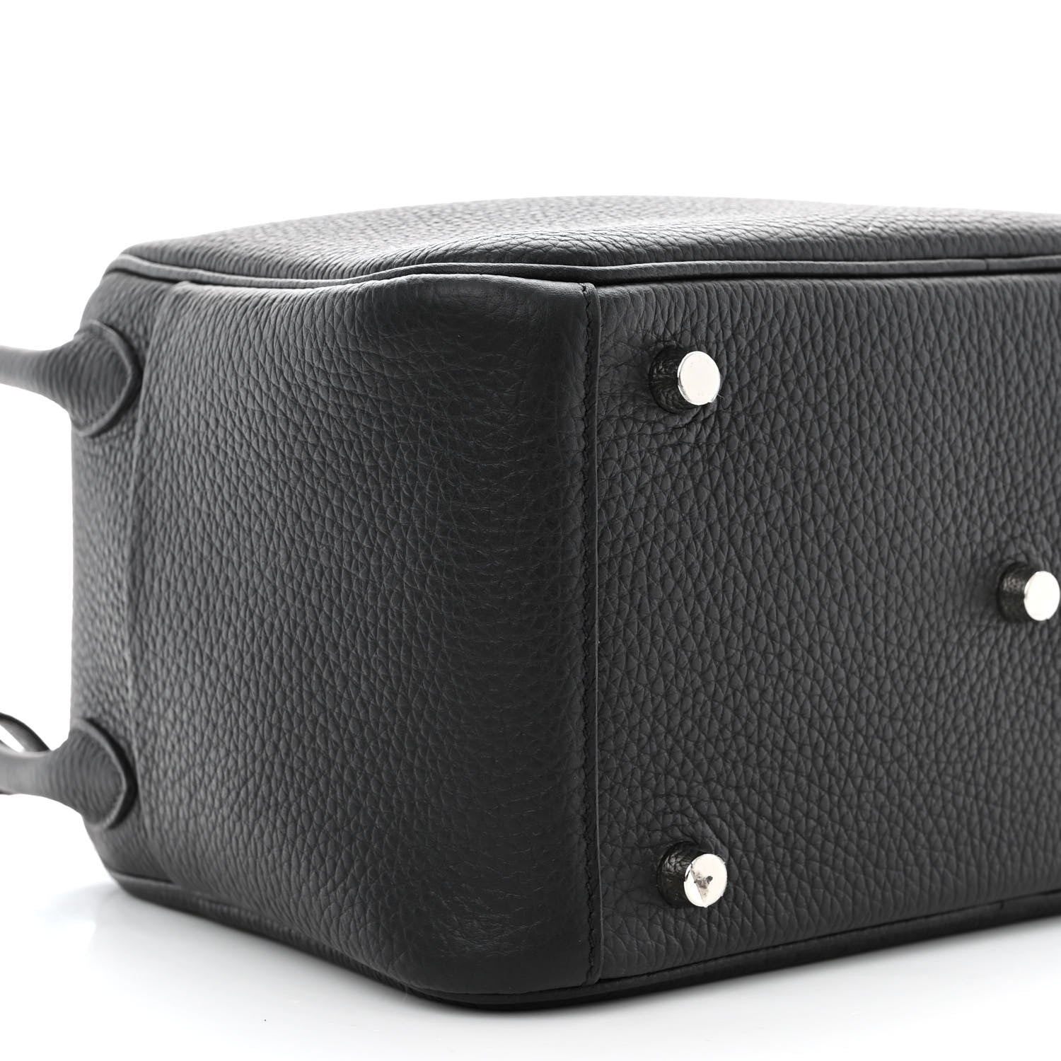 Hermes Taurillon Clemence Lindy 26 Black 9 of 11