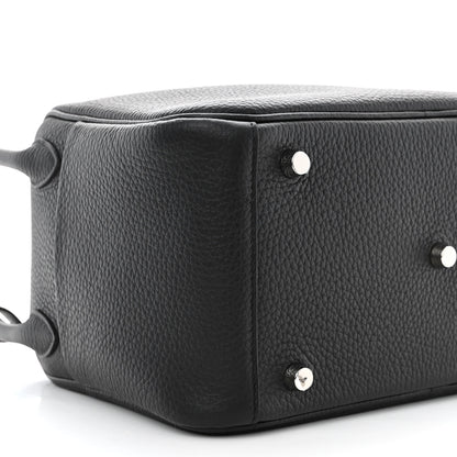 Hermes Taurillon Clemence Lindy 26 Black 9 of 11