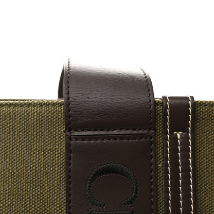 Chloe Linen Calfskin Medium Woody Tote Warm Green 14 of 14