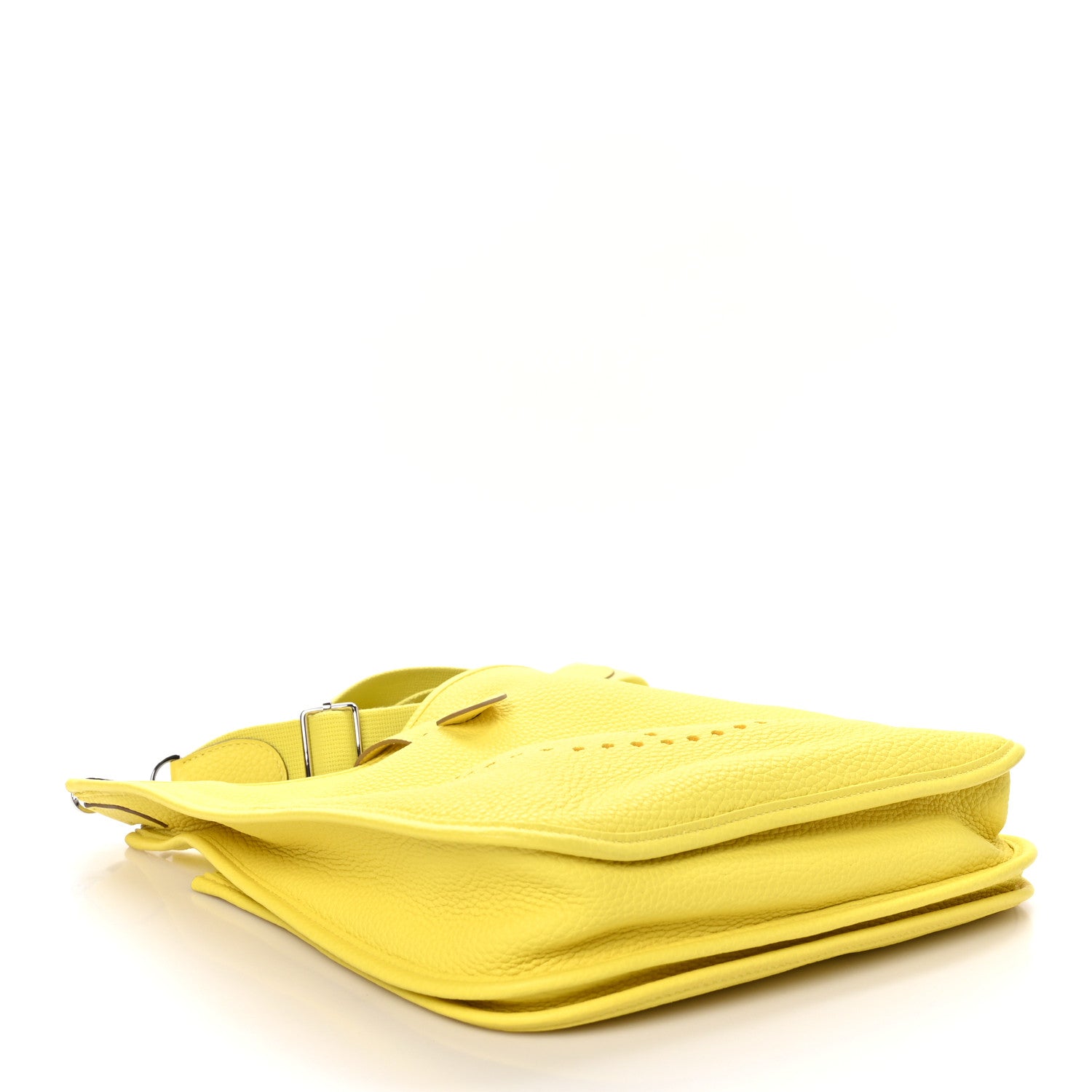 Hermes Taurillon Clemence Evelyne III PM Lime 4 of 10