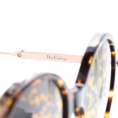 Christian Dior Acetate Leaf Print Umbrage Round Sunglasses Pink Foliage 8 of 10