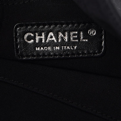 Chanel Vinyl Spirit Drawstring Tote Black 6 of 7